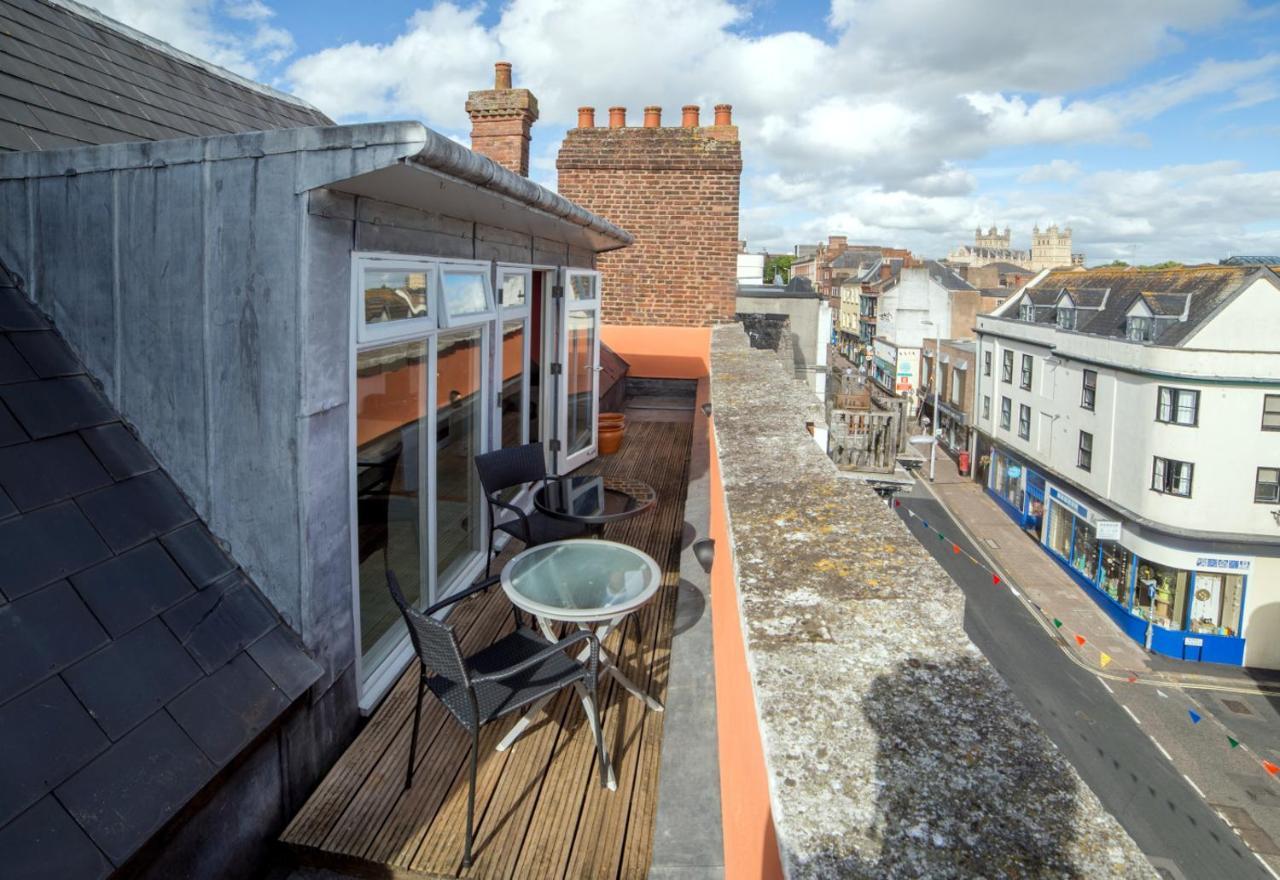 Stunning Central Exeter Apartment With Balcony And Fantastic View 외부 사진