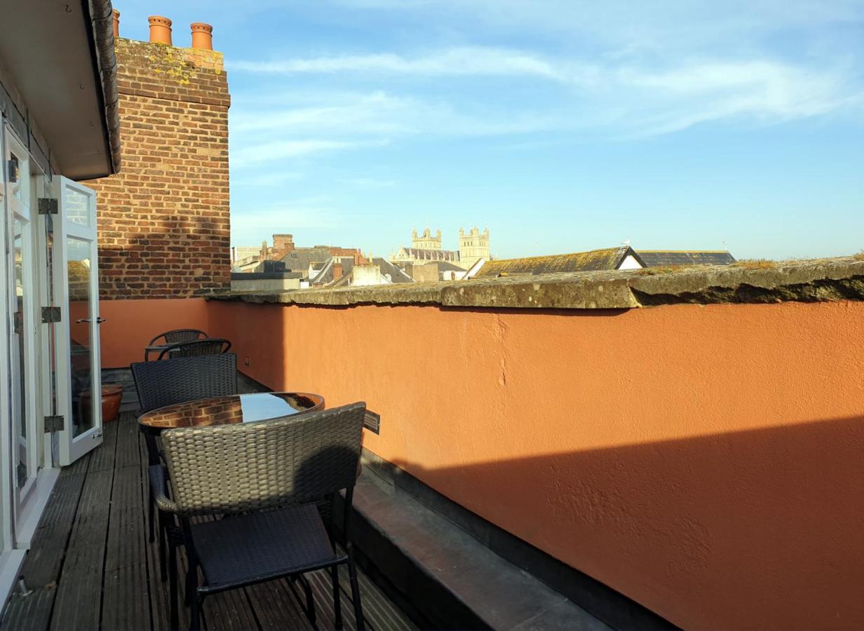 Stunning Central Exeter Apartment With Balcony And Fantastic View 외부 사진